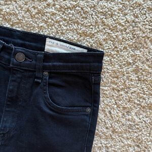 Rag & Bone Justine Skinny High Rise Dark Wash Stretchy Denim Jeans Cotton 25